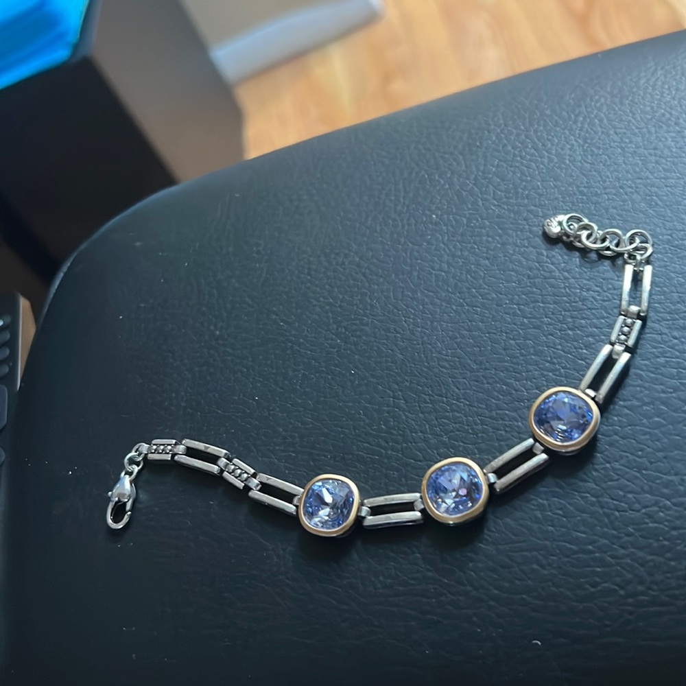 Brighton two  bracelet Used with minor wear. Could be clean.